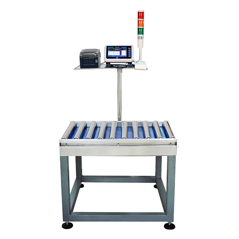 Intelligente elektronische Plattformwaage mit Rollentyp ohne Antrieb